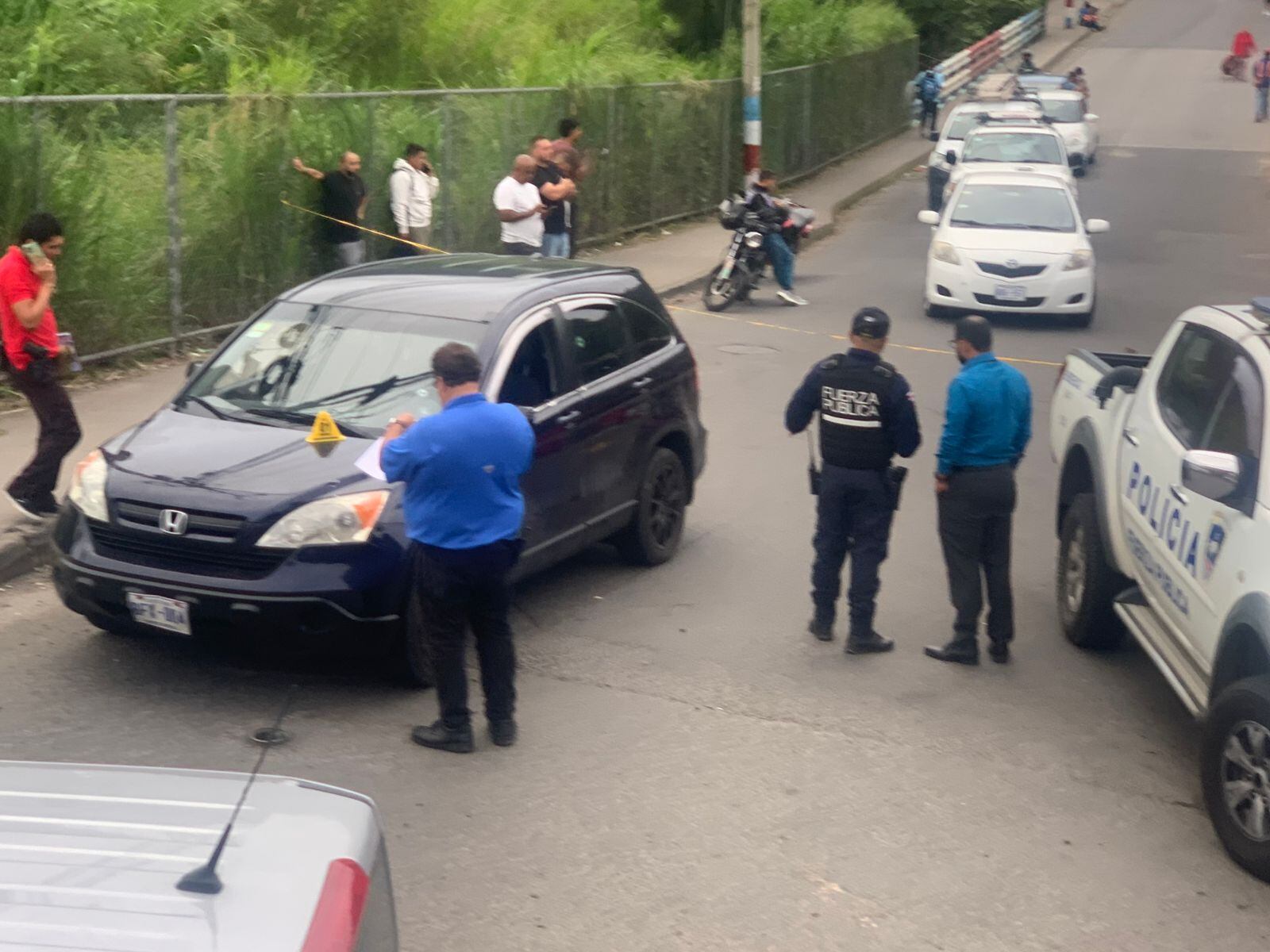 Las víctimas viajaban en este vehículo.