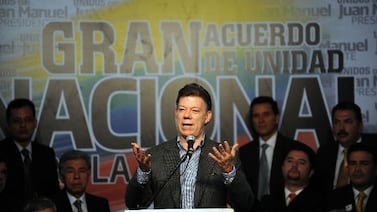 Santos llega hoy como favorito a elección presidencial colombiana