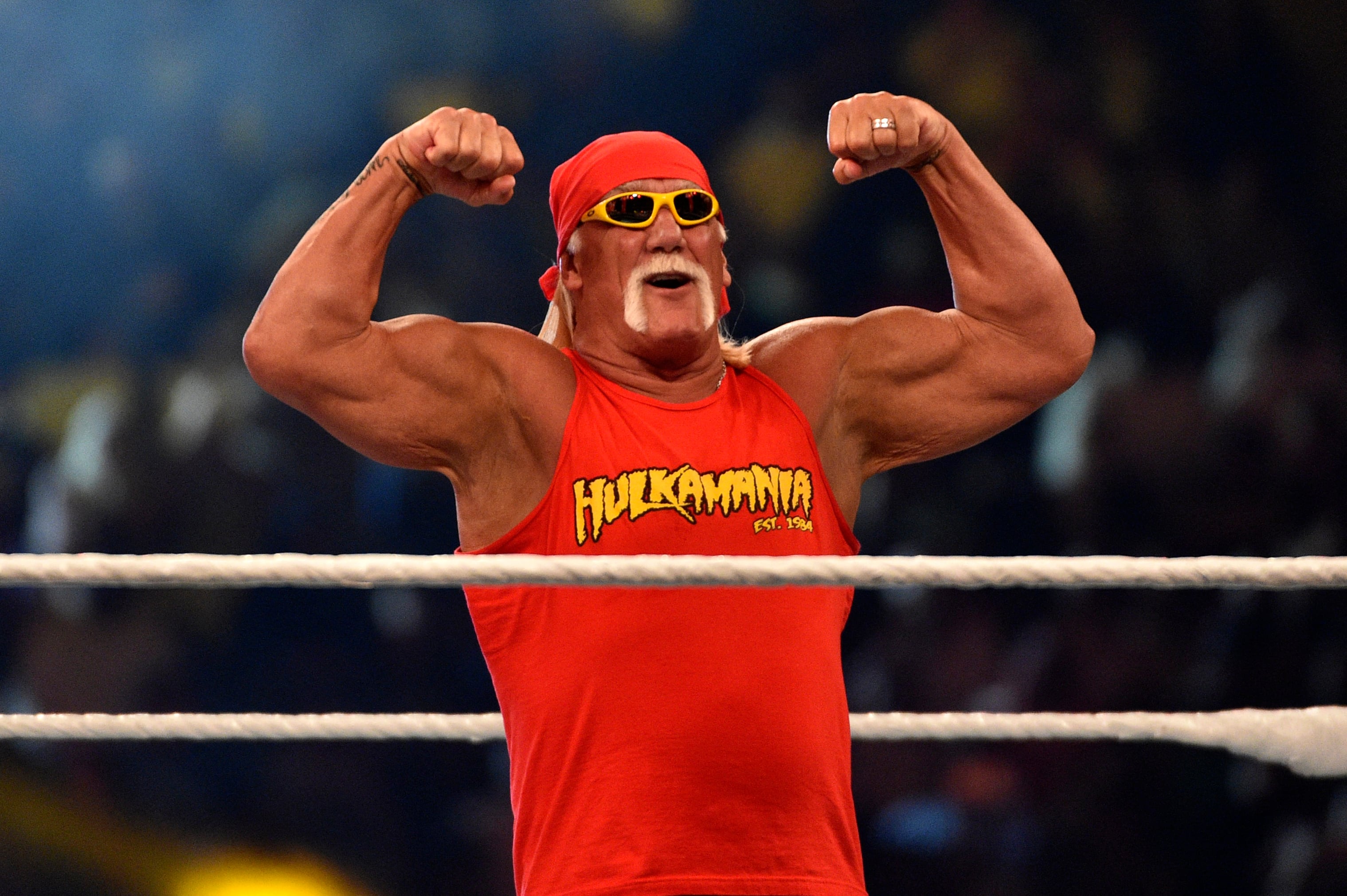 Hulk Hogan, estrella de la WWE falleció este jueves a los 71 años. AFP.