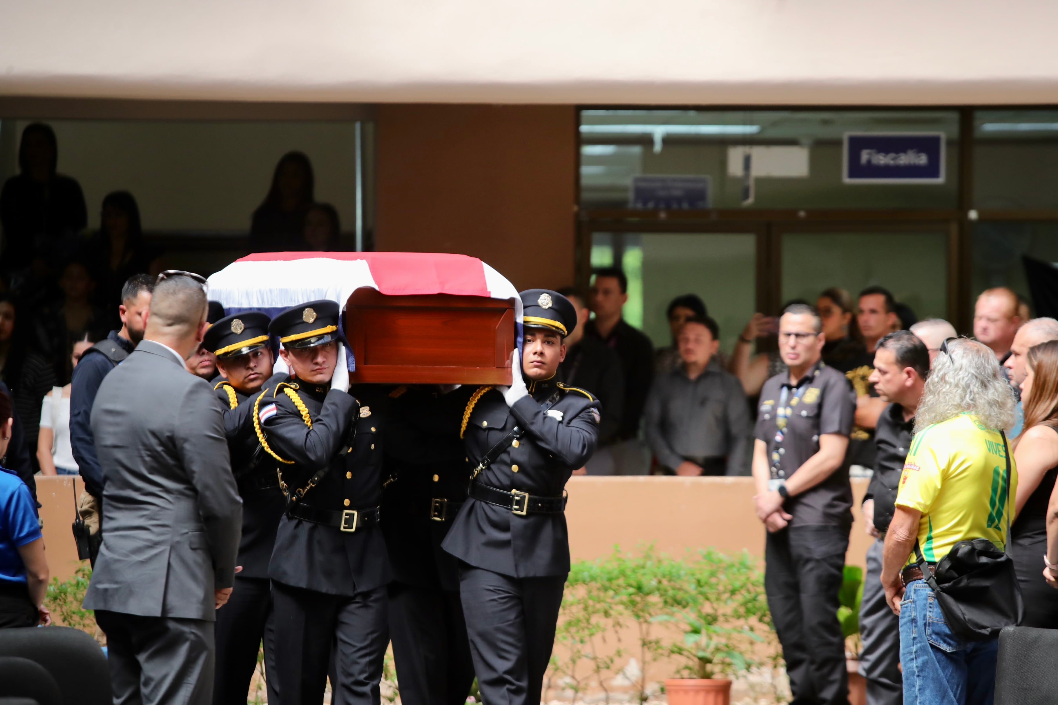 Funeral del oficial del OIJ, Geiner Zamora Hidalgo