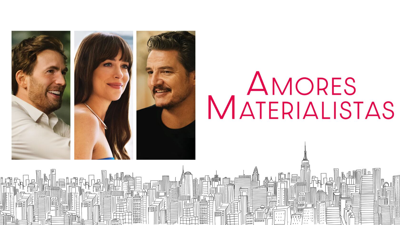 La nueva película de Celine Song, protagonizada por Pascal, Johnson y Evans, ya está en streaming y plantea un complejo triángulo amoroso.