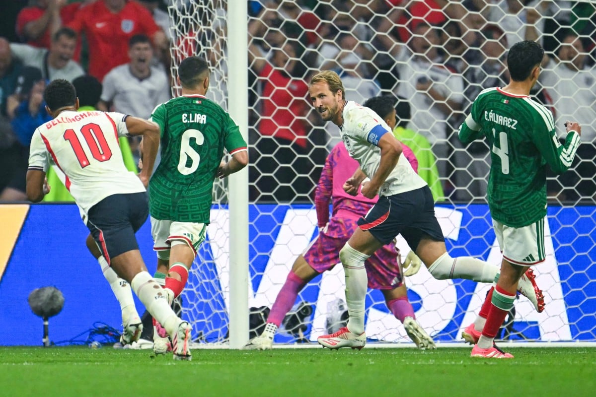 Harry Kane marcó uno de los tres goles de Inglaterra en el partido contra México en el Mundial 2026.