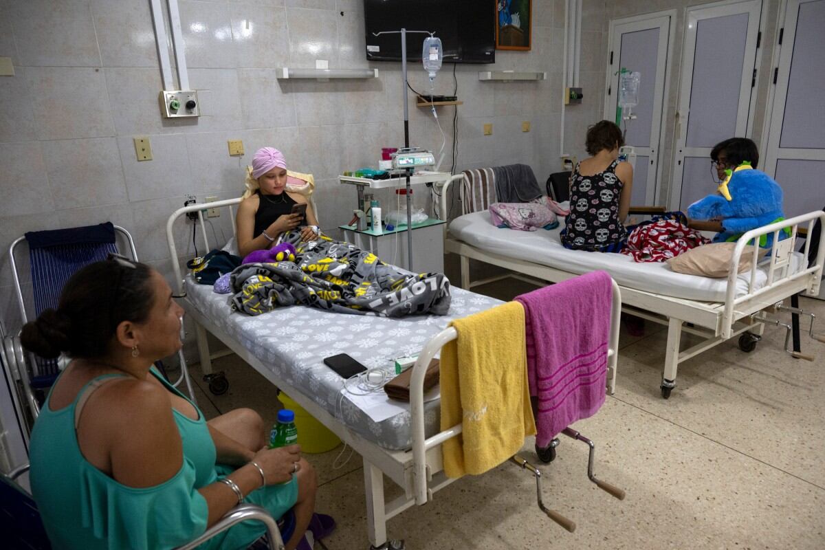Pacientes oncológicos en La Habana, Cuba.