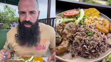 ‘No se parece a nada’: influencer español habla de la comida caribeña costarricense