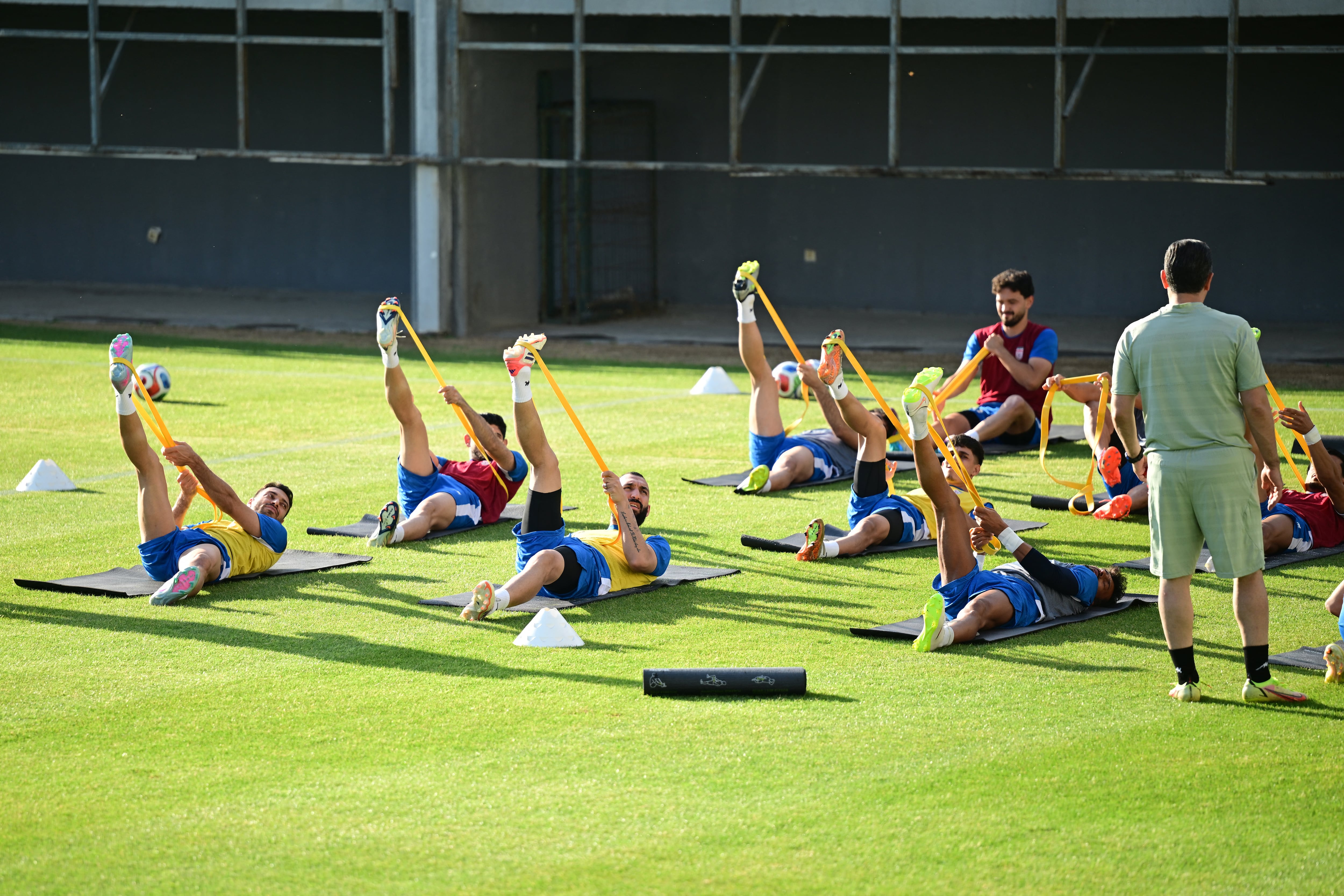 La Selección de Irán, aquí en un entrenamiento en su campamento en Antalya, Turquía, previo al Mundial 2026.