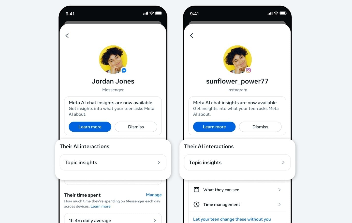 Supervisión de las conversaciones de los adolescentes con la IA
REMITIDA / HANDOUT por META
Fotografía remitida a medios de comunicación exclusivamente para ilustrar la noticia a la que hace referencia la imagen, y citando la procedencia de la imagen en la firma
23/4/2026