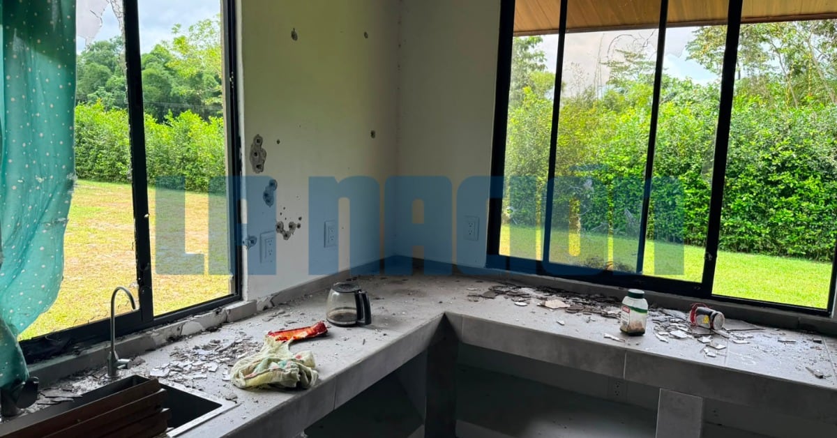 Desconocidos vandalizaron la vivienda donde el viernes capturaron a Alejandro Arias Monge, alias Diablo, en San Bernardino de Horquetas, Sarapiquí.