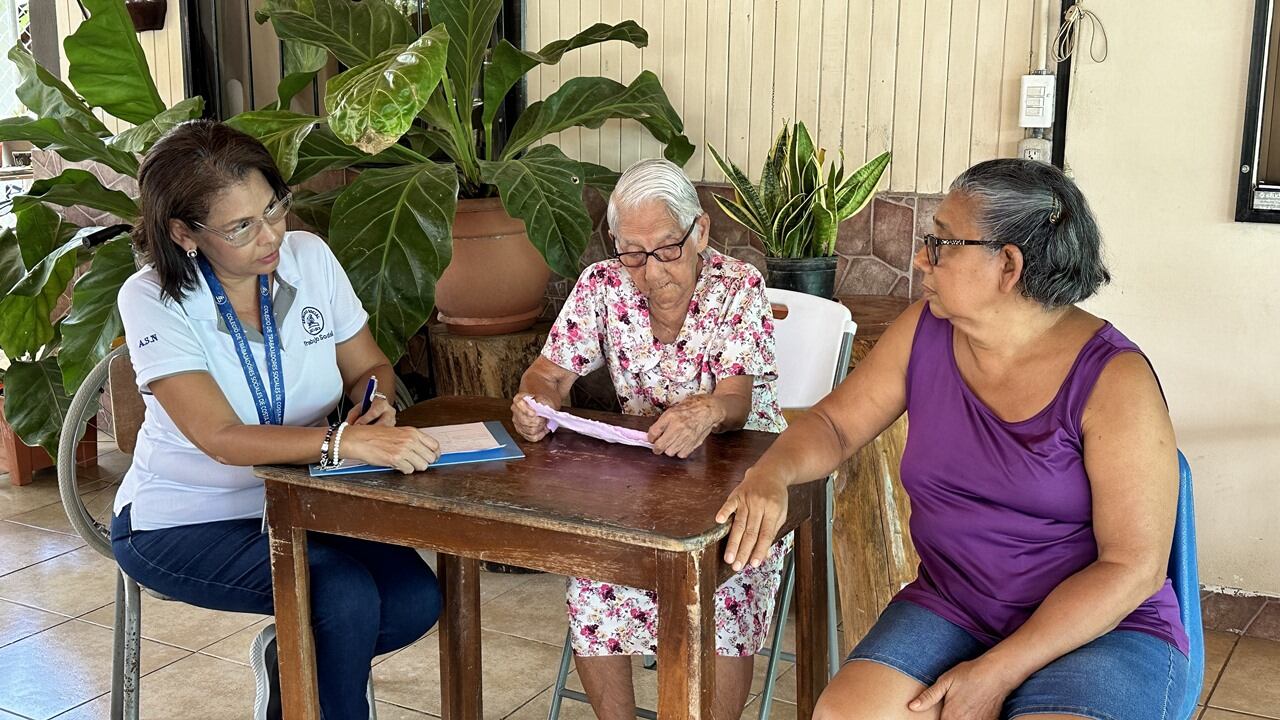 María Villagra, de 101 años.