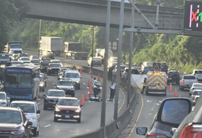En este momento hay un colapso vial en la ruta 27