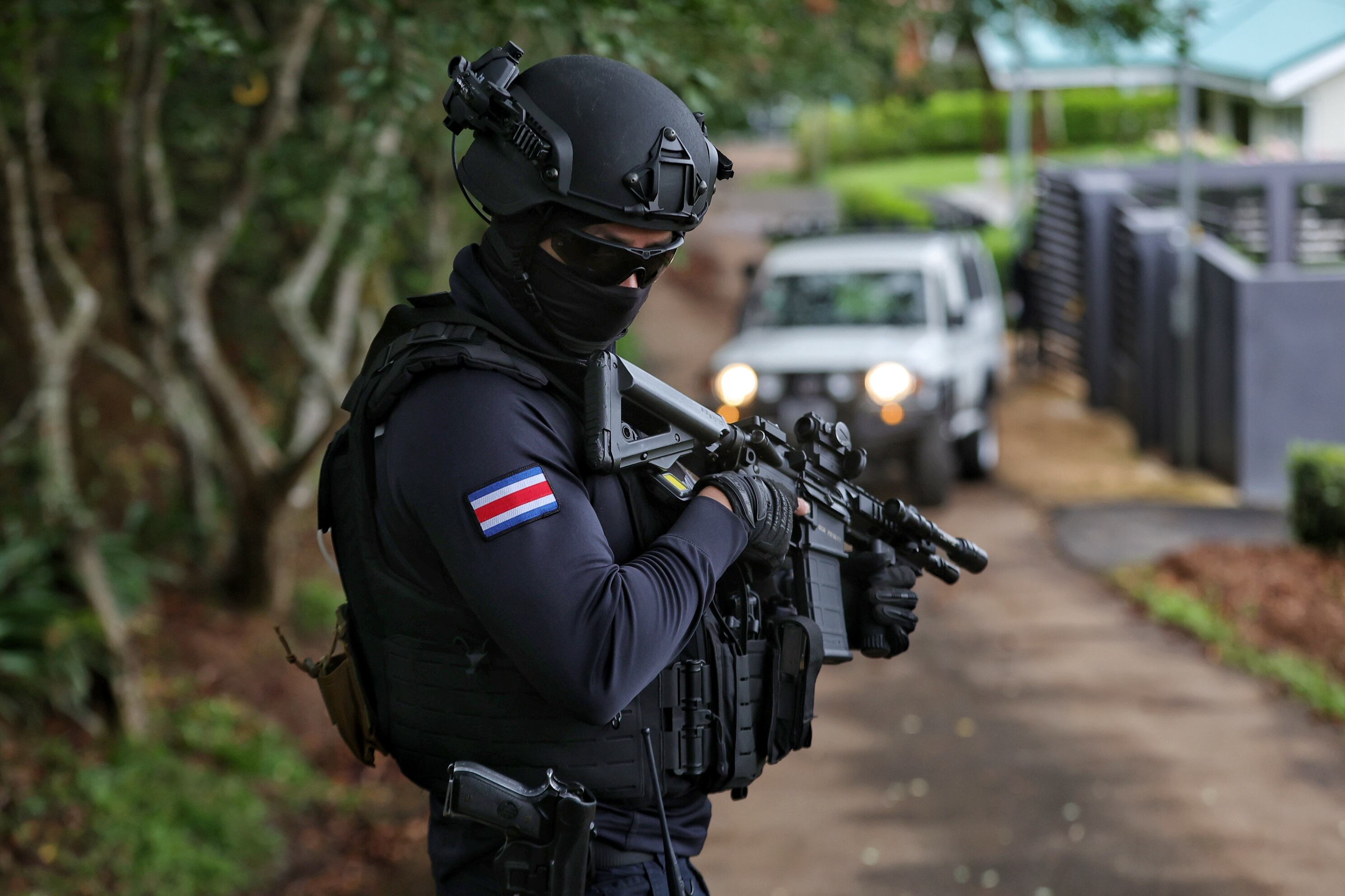 Operativo en San Ramón Alajuela por el caso Purga y envíos de droga a Europa / Foto John Durán