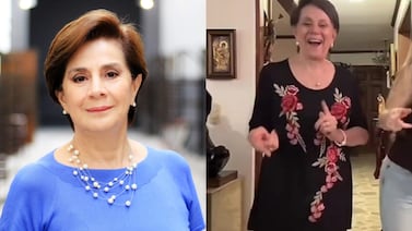 Vea a Gloria Bejarano, exprimera dama de Costa Rica, cumplir un divertido reto de TikTok