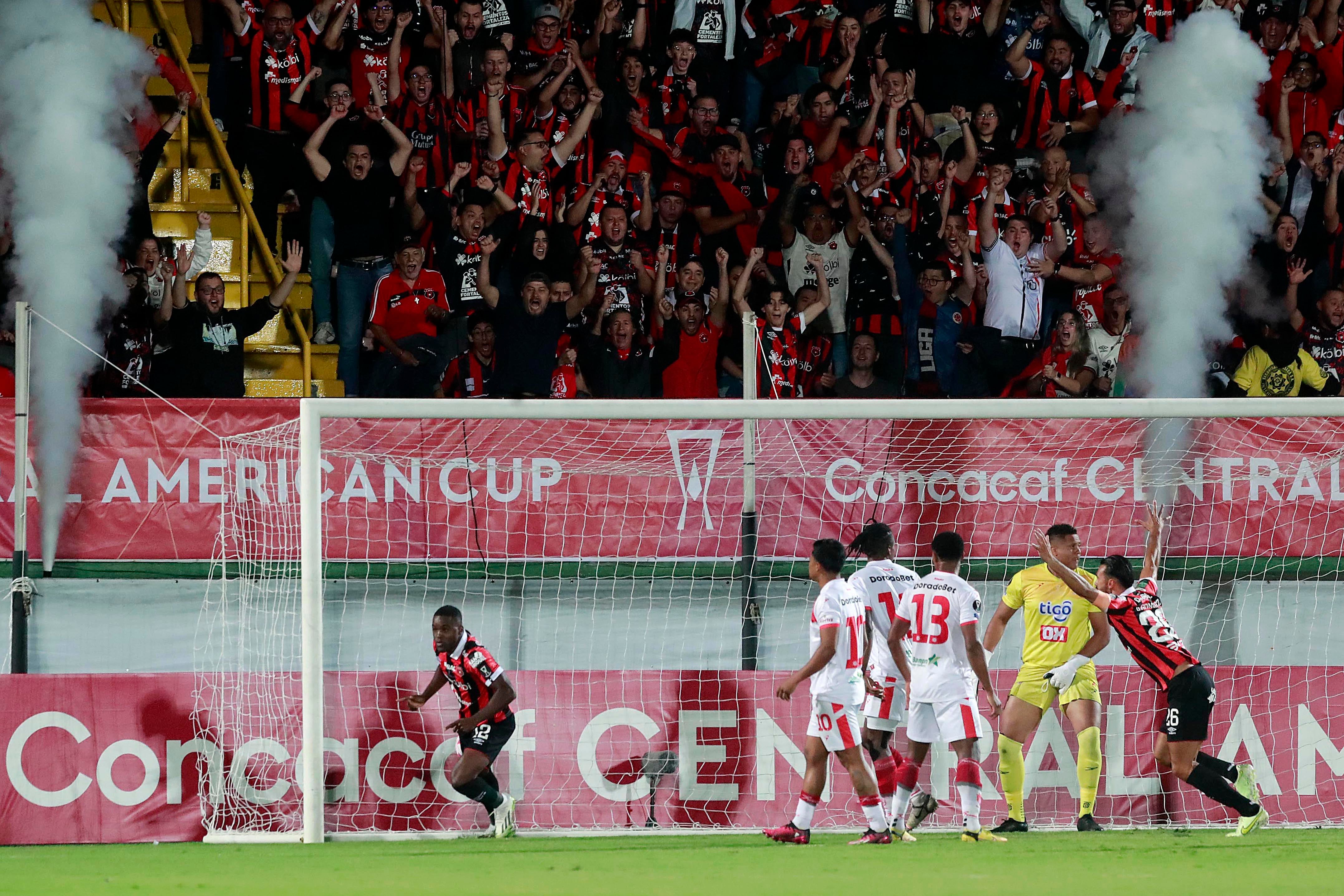 05/12/2023 Estadio Morera Soto. La Liga Deportiva Alajuelense recibió al Real Estelí, en partido de vuelta de la final de la Copa Centroamericana de Concacaf.