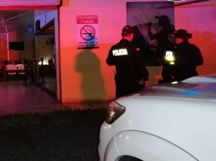 Fuerza Pública registra 11 detenidos por incumplir normas sanitarias establecidas por el MInisterio de Salud. Foto MSP.