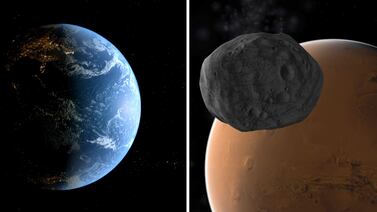 Curiosity captura la primera imagen de la Tierra y Fobos juntos desde Marte