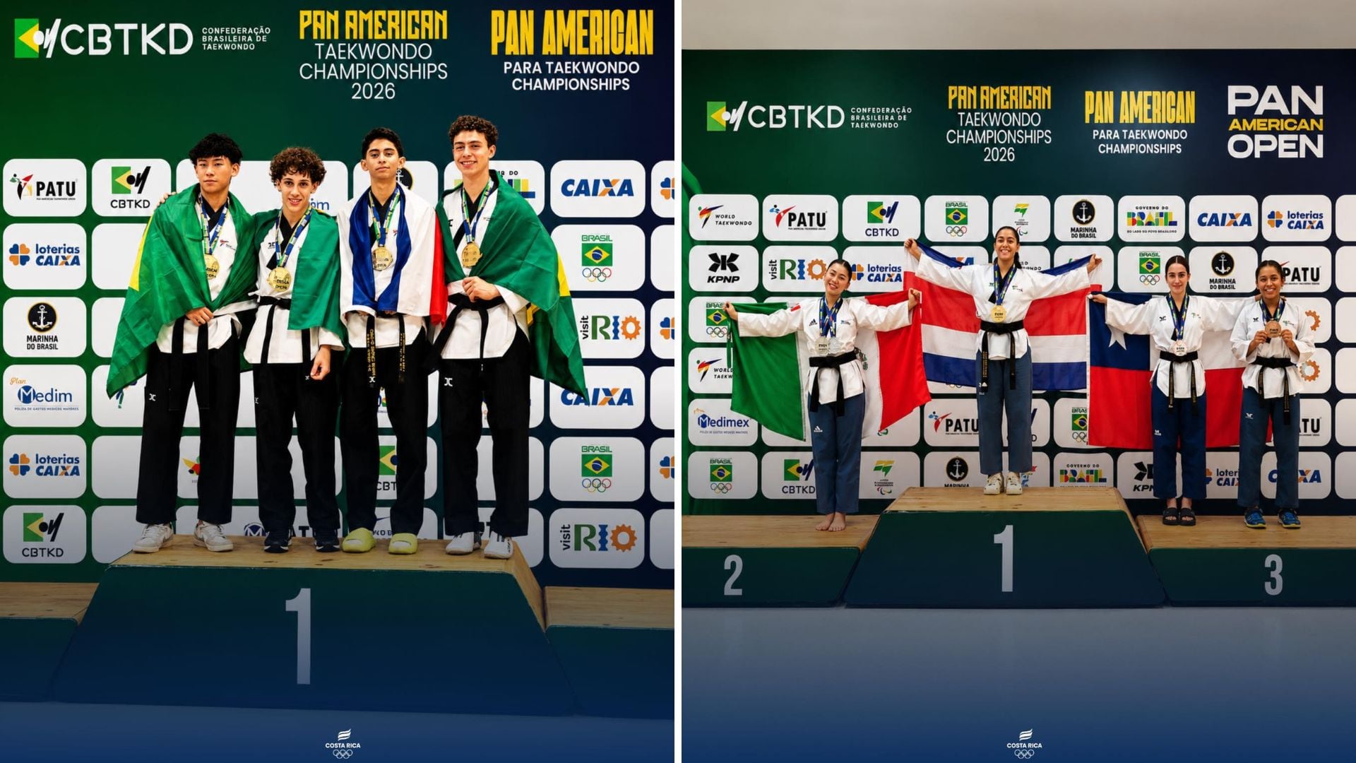 Camila Pérez ganó la medalla de oro en Freestyle Sub-21 y Carlos Andrés Jiménez obtuvo la medalla de bronce Freestyle Sub-21 en el Campeonato Panamericano.