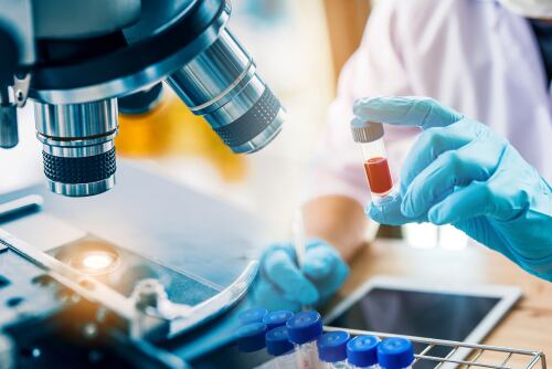 Investigación, laboratorios. Ilustrativa