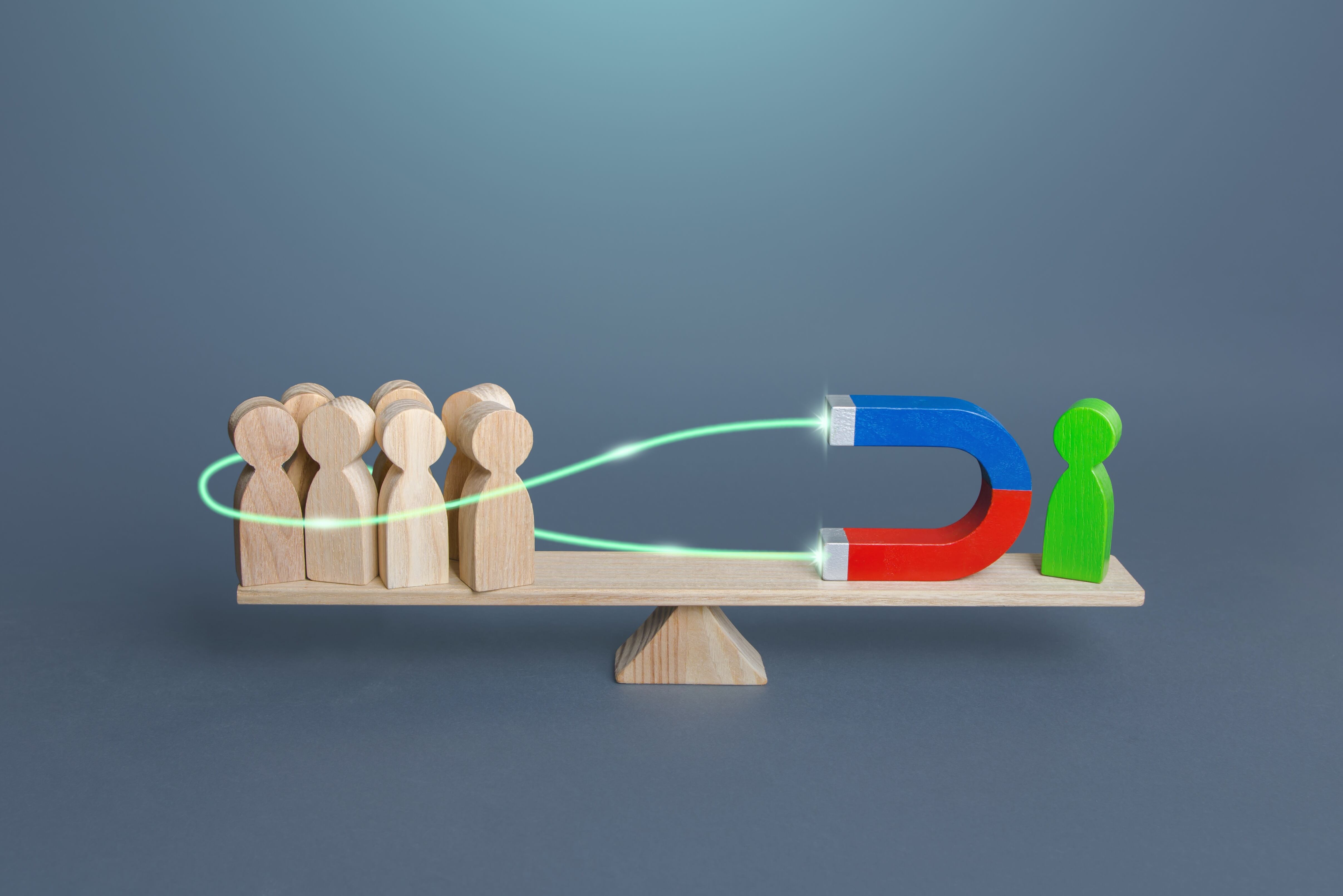 Seguidores fanáticos de líderes políticos, imán, magnetismo de políticos, fanatismo