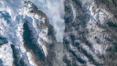 Una fotografía desde el espacio revela cómo uno de los mayores glaciares de la Patagonia se encoge cada vez más