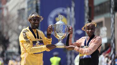 Hellen Obiri defiende su título y Sisay Lemma triunfa en su debut en el Maratón de Boston 2024