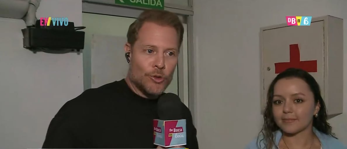 Mauricio Hoffmann, presentador de De boca en boca, sorprendió este miércoles al transmitir desde una sala de imagenología
