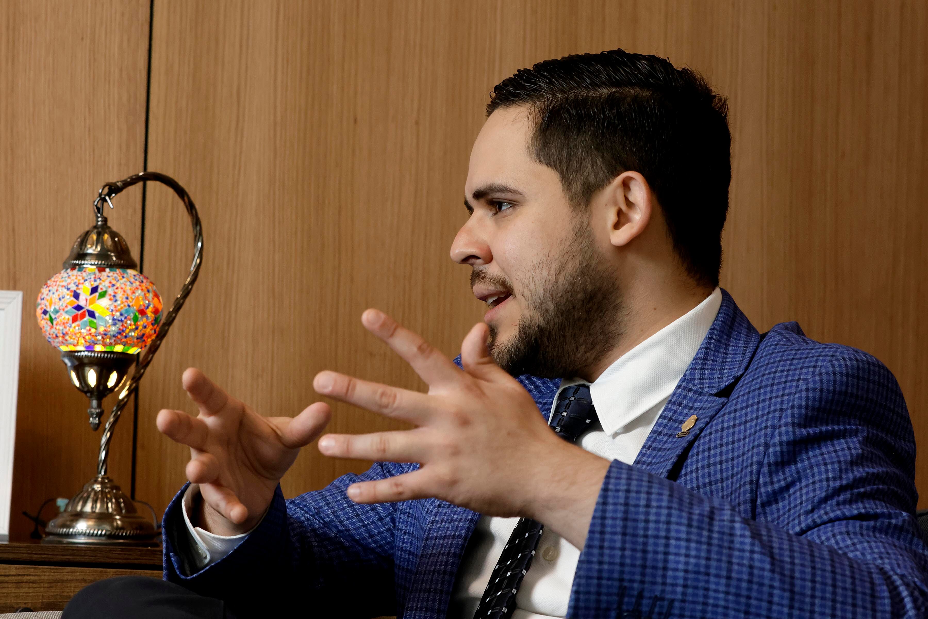 13/03/2024. Asamblea Legislativa. Hora: 11:30 a.m. Entrevista con el diputado Carlos Felipe García, del Partido Unidad Social Cristiana (PUSC), realizada en su oficina en la Asamblea Legislativa, San José. Fotos: Mayela López