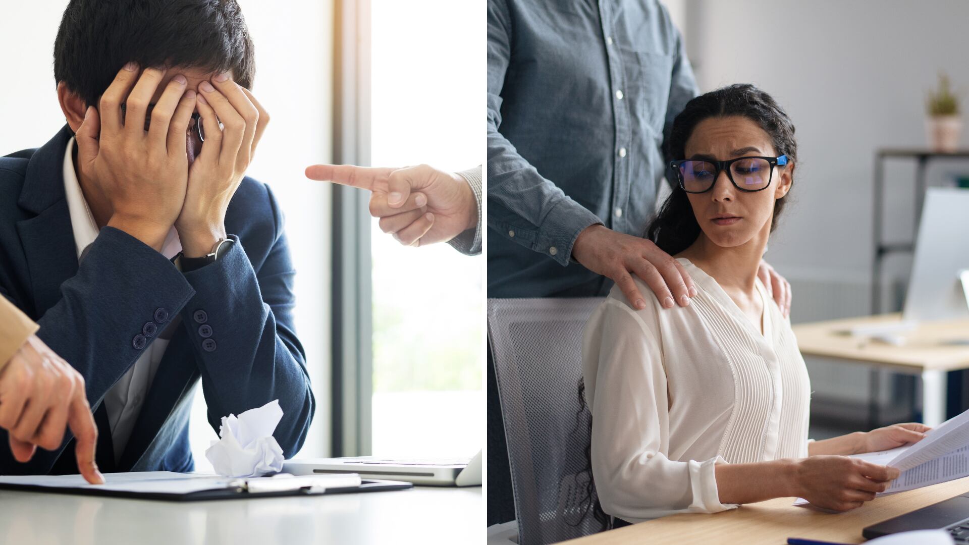 Acoso laboral, acoso sexual en el trabajo, violencia laboral