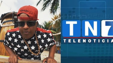 Toledo ‘se mete’ a ‘Telenoticias’ con bigote y cejas… y se roba el show