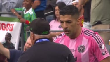 ¡Vergonzoso! Luis Suárez escupe a rival en final de Leagues Cup entre Inter Miami y Seattle Sounders (video)