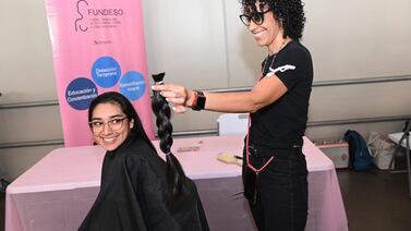 Done su cabello y ayude a mujeres con cáncer