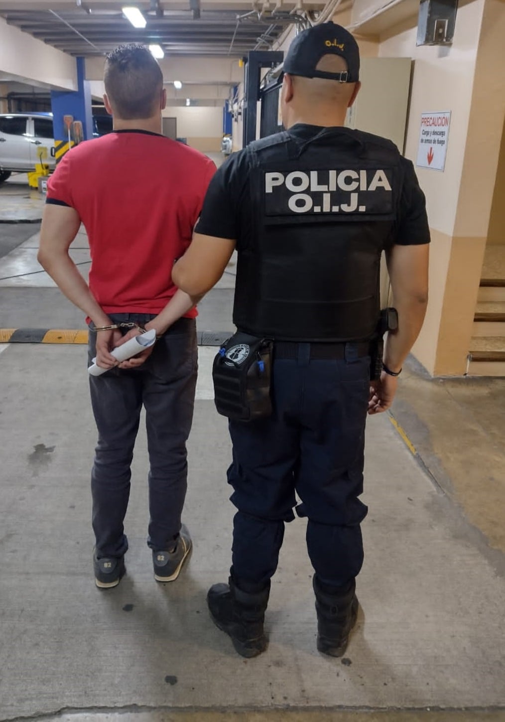 Monge Segura, de 36 años, quedó a la orden de la Fiscalía. Foto: OIJ