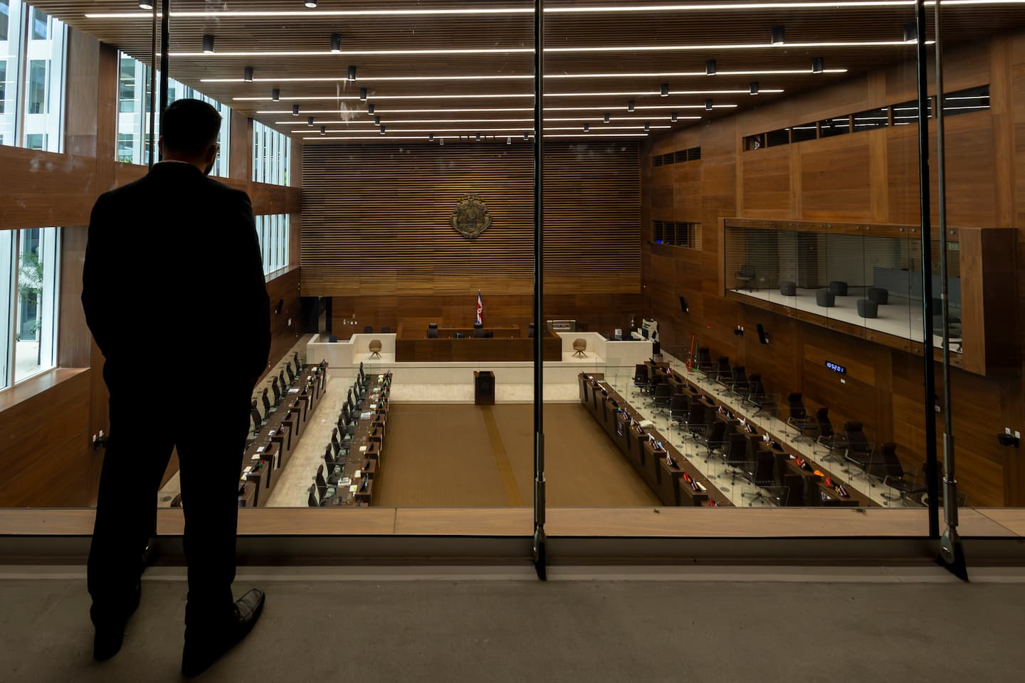25/02/2025, San José, Asamblea Legislativa, recorrido por la asamblea, para hacer fotografías ilustrativas del Lobby en la asamblea.