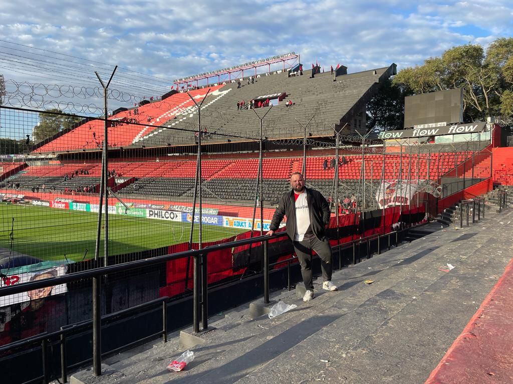 Daniel Rodríguez ha visitado dos veces el estadio de Newell's, club del que es hincha desde hace más de 10 años.
