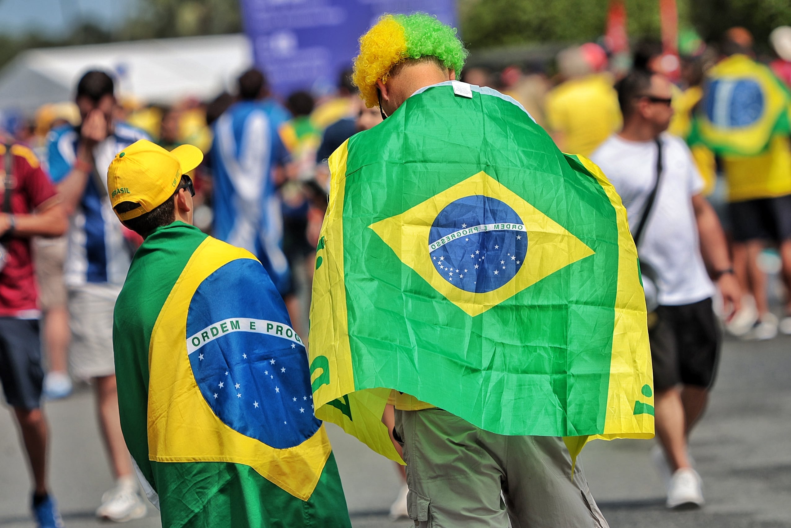 Ambiente Escocia vs Brasil