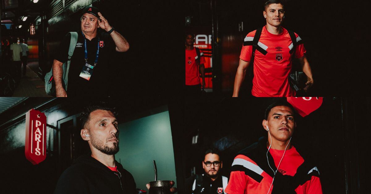 Así fue la llegada de Liga Deportiva Alajuelense al Estadio Alejandro Morera Soto, para el partido contra LAFC en Concachampions.