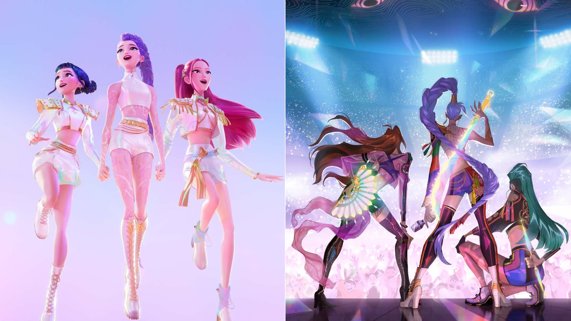 Antes de su éxito en Netflix, “KPop Demon Hunters” mostraba diseños muy distintos. Este fue el primer vistazo de sus protagonistas y villano.