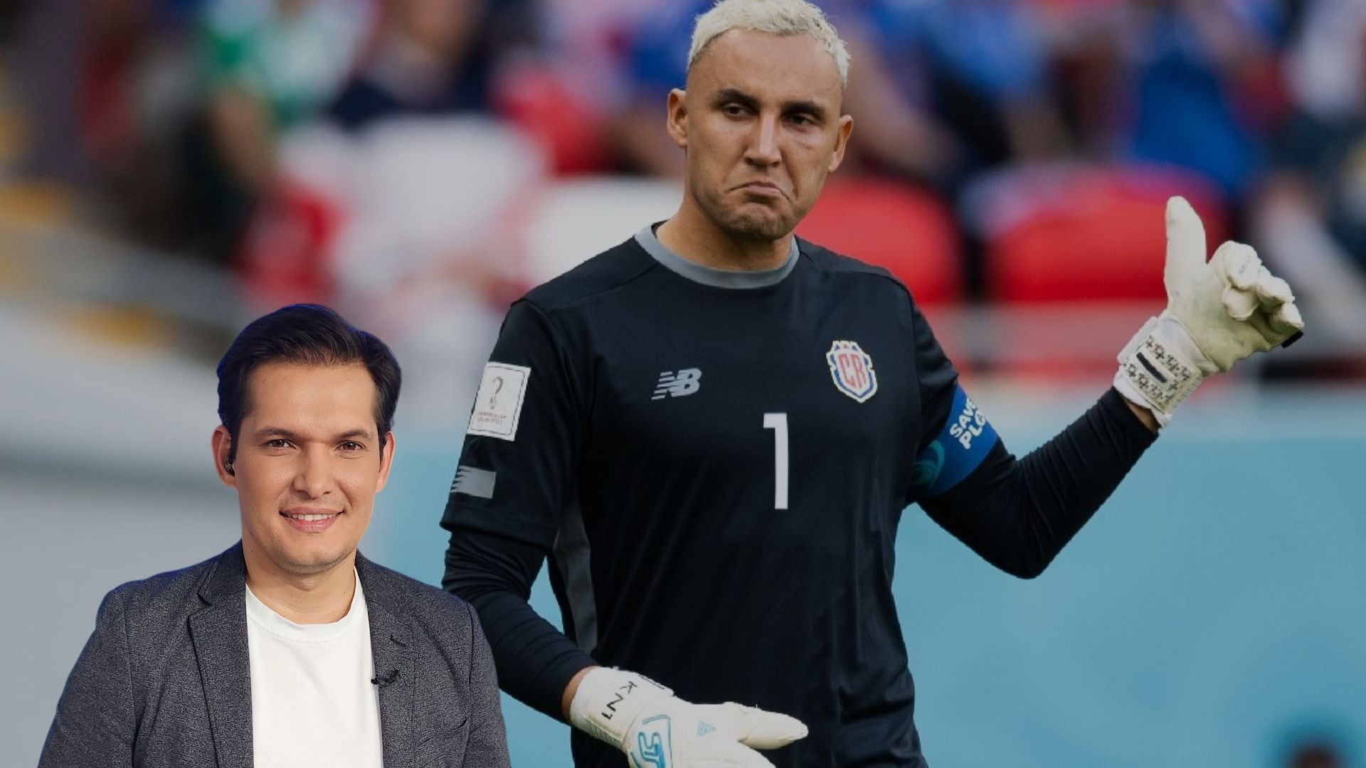 Keylor Navas, portero de la Selección Nacional. Su caso es analizado por el periodista José Pablo Alfaro.