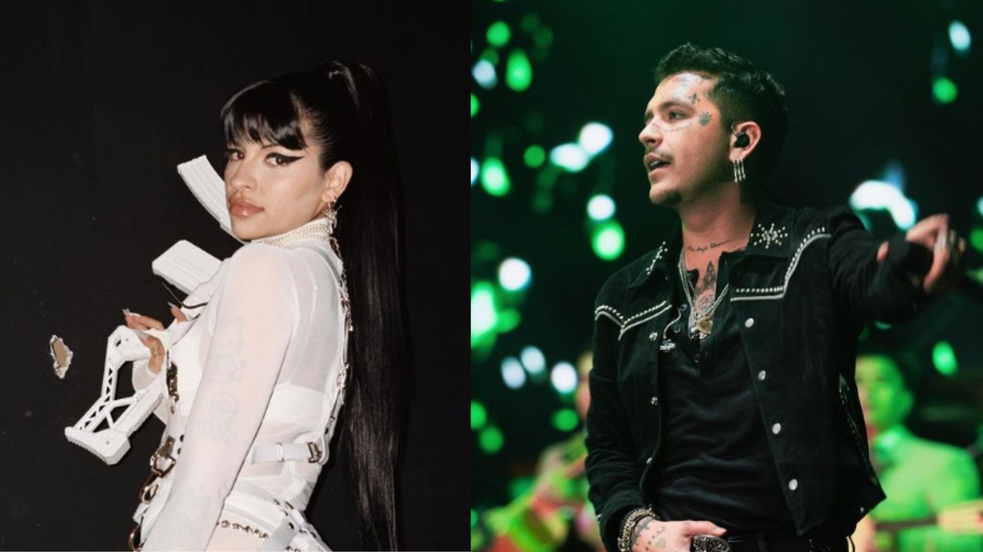 Cazzu y Christian Nodal