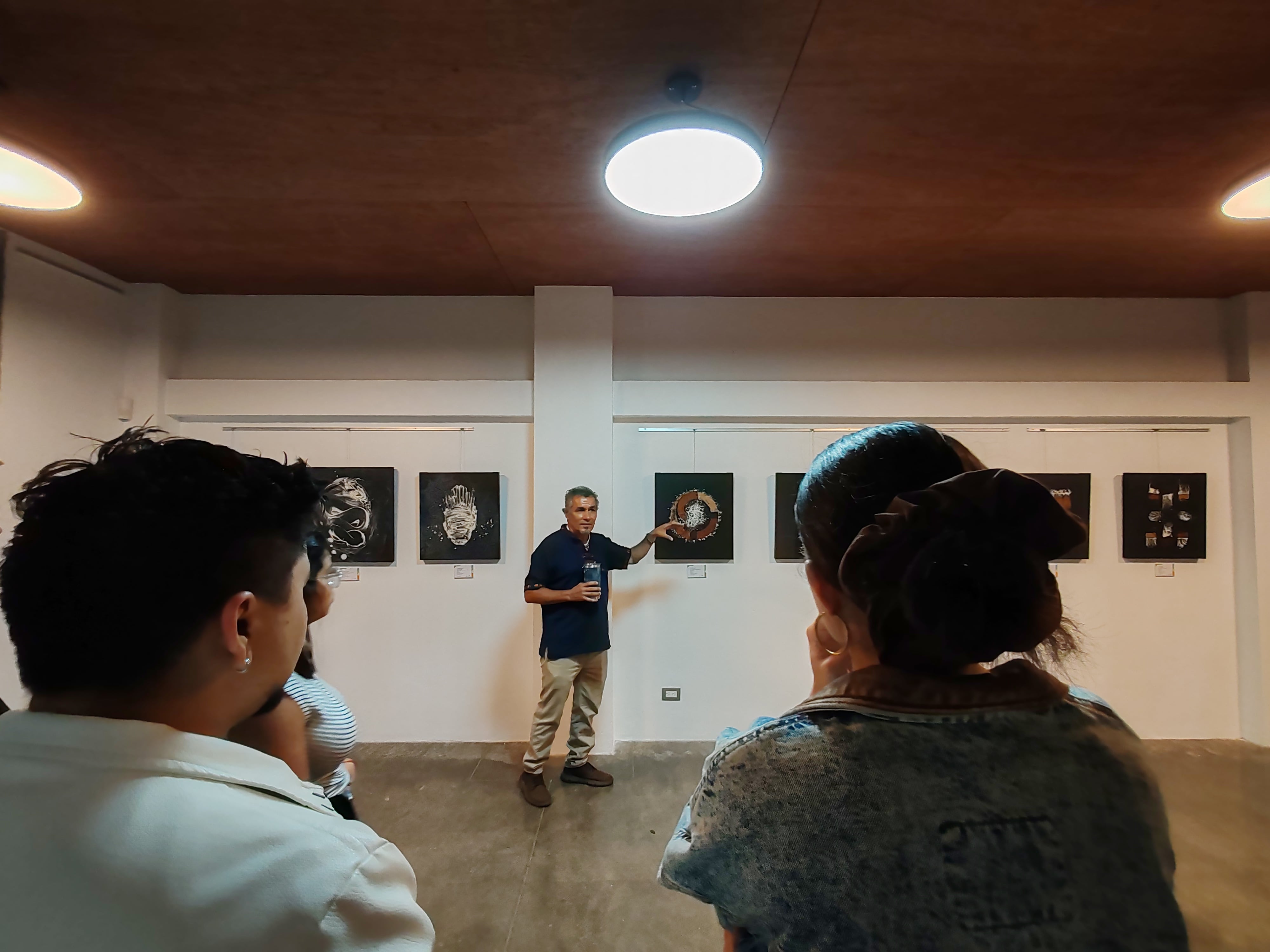 La inauguración de la exposición de Octubre Sánchez en el Centro Cultural San José se llevó a cabo en mayo.