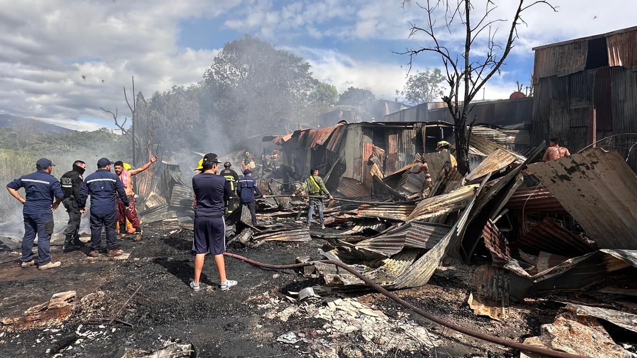 Las llamas habrían afectado alrededor de 600 metros cuadrados.