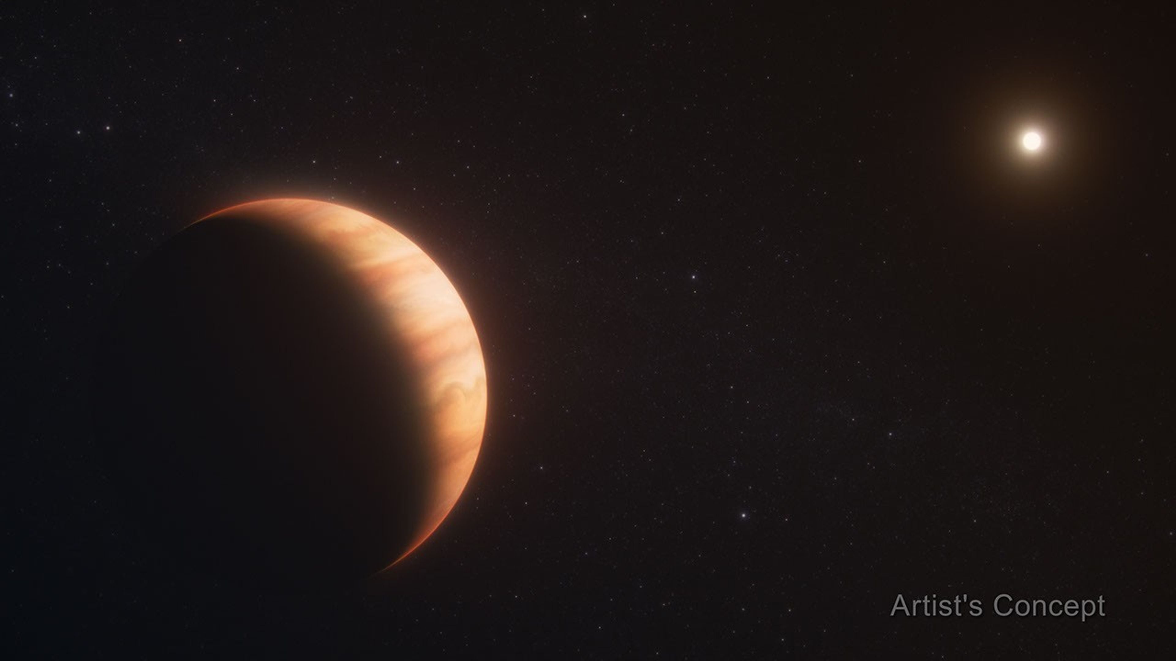 El telescopio Webb estudió un exoplaneta que orbita una enana blanca y detectó moléculas en su atmósfera.
