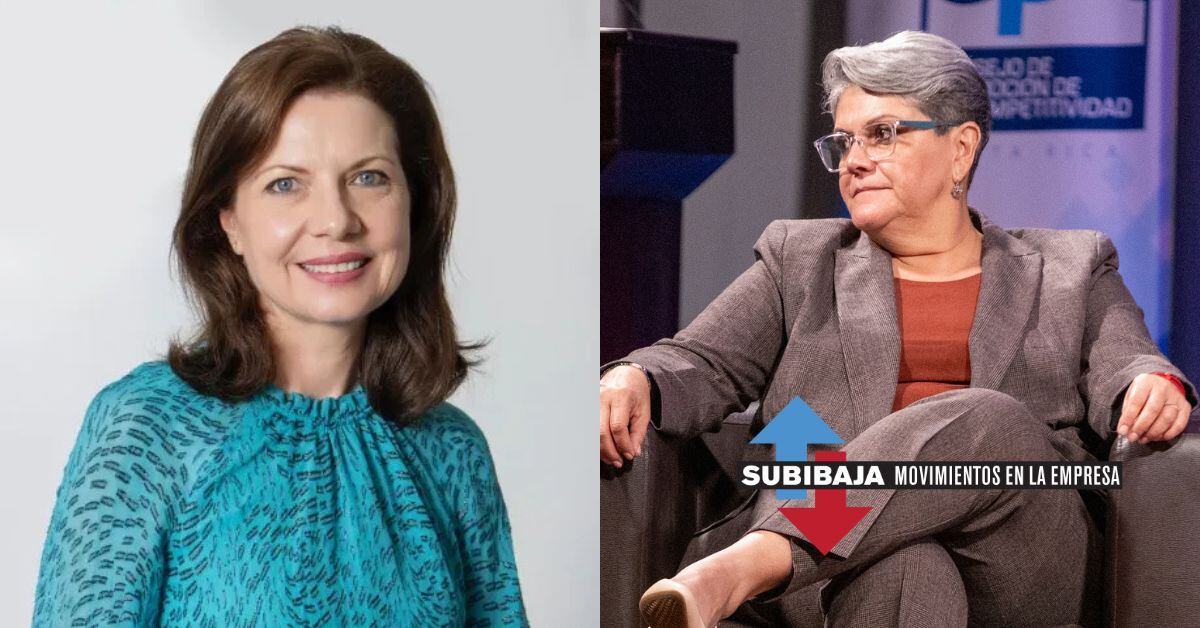 Camelia Ilie Cardoza sonríe en un retrato oficial como nueva rectora de INCAE Business School. Yolanda Fernández Ochoa aparece en una actividad profesional tras anunciar su salida de Walmart.