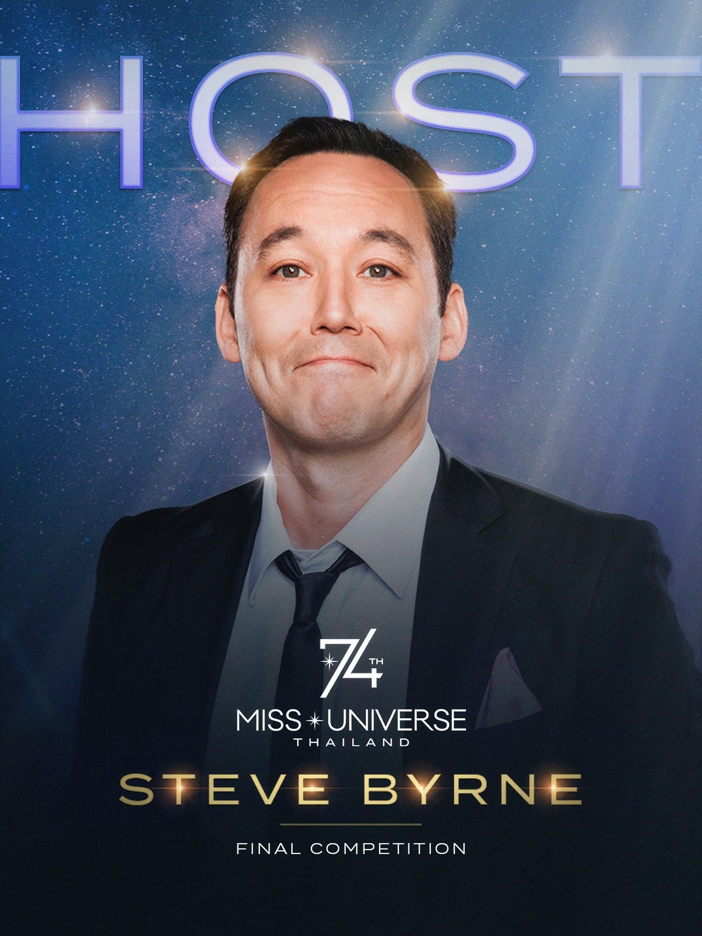 Steve Byrne es un comediante, actor y guionista estadounidense, presentará el Miss Universo 2025.