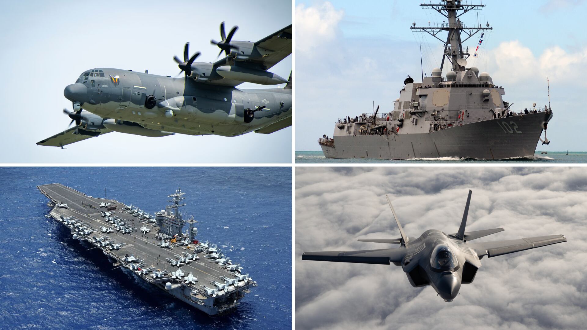 Buques de guerra EEUU