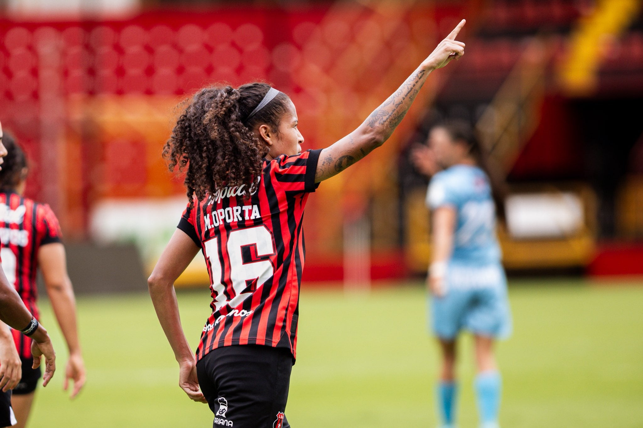 Marilenis Oporta marcó el primer gol de Liga Deportiva Alajuelense en el Torneo de Apertura 2025 de la Liga Premier Femenina.