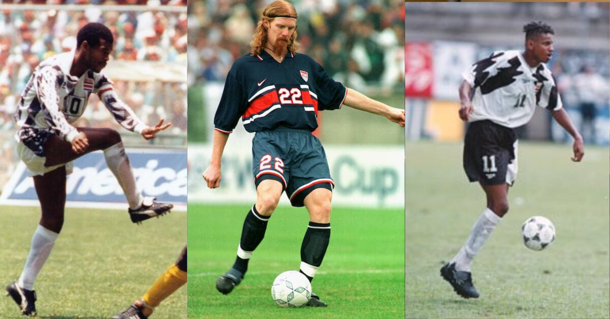 Juan Cayasso, Alexi Lalas y Roy Myers, figuras de la Copa Oro 1993.