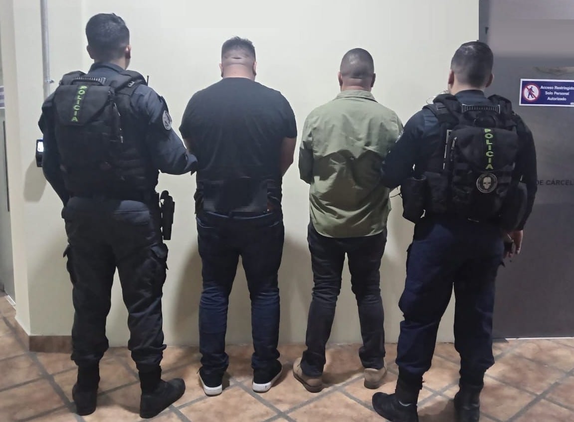 Los conductores detenidos viajaban desde Golfito.