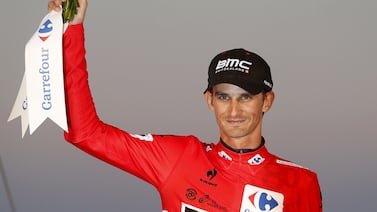 Peter Velits es el primer líder 'simbólico' de la Vuelta a España