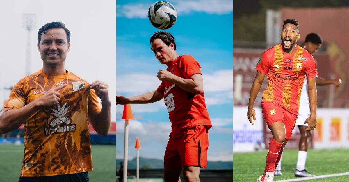 El Cubo Torres, Juan Pablo Añor y Marcel Hernández son tres de los 45 extranjeros que militan en el fútbol de Costa Rica.