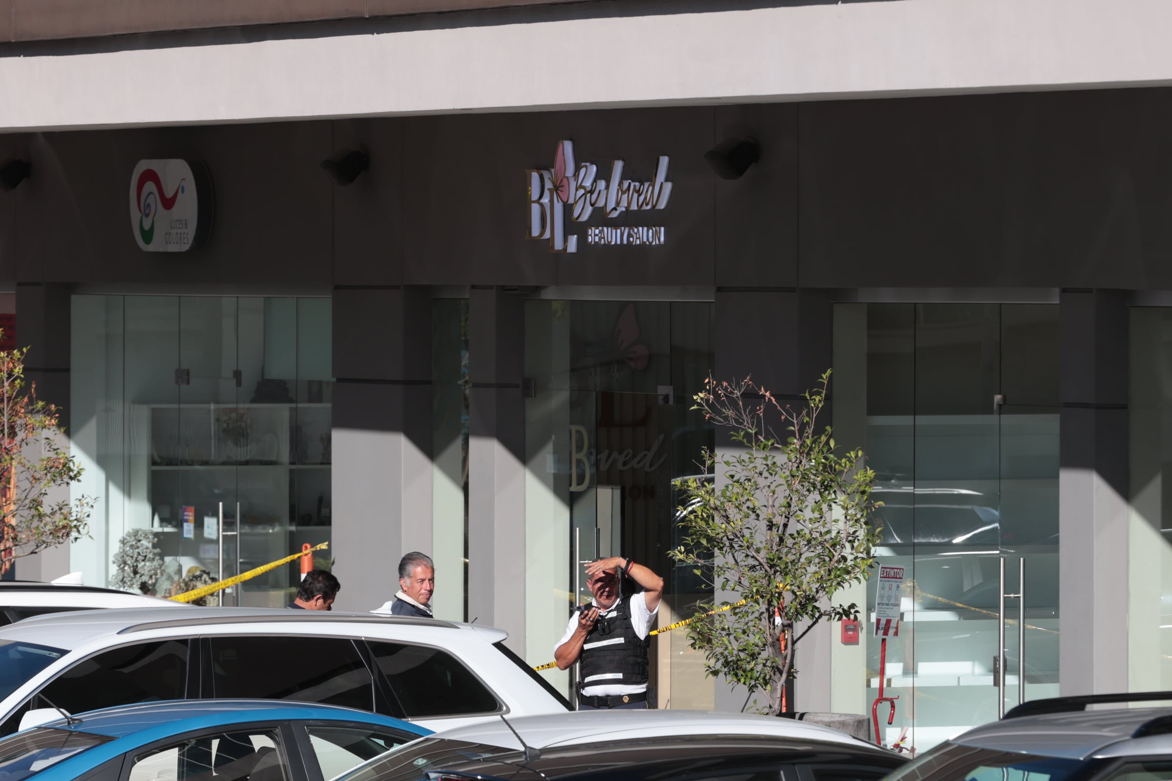 26/02/2026 Allanamiento Santa Ana en loca BL be Loved Beauty Salón en Santa Ana / foto John Durán