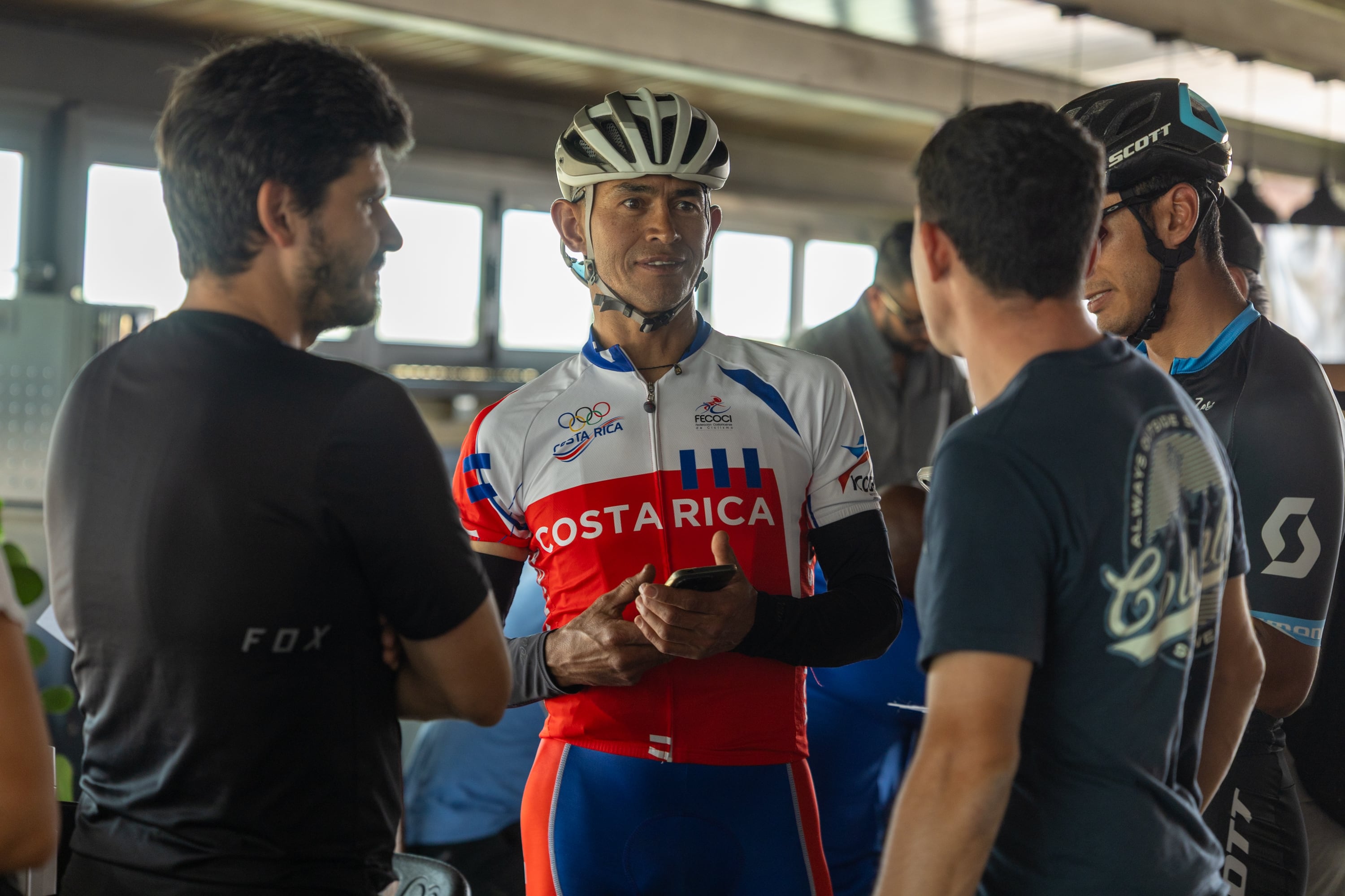 23/04/2025, Heredia, Pedregal, conferencia de prensa de presentación del Panamericano de Ciclismo que se va a celebrar en Costa Rica.